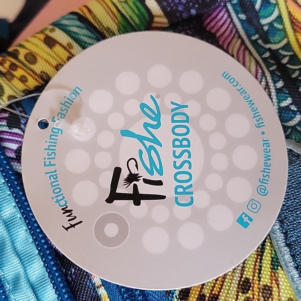 FisheWear NWT KALEIDO KING Crossbody Bag - Picture 6 of 7